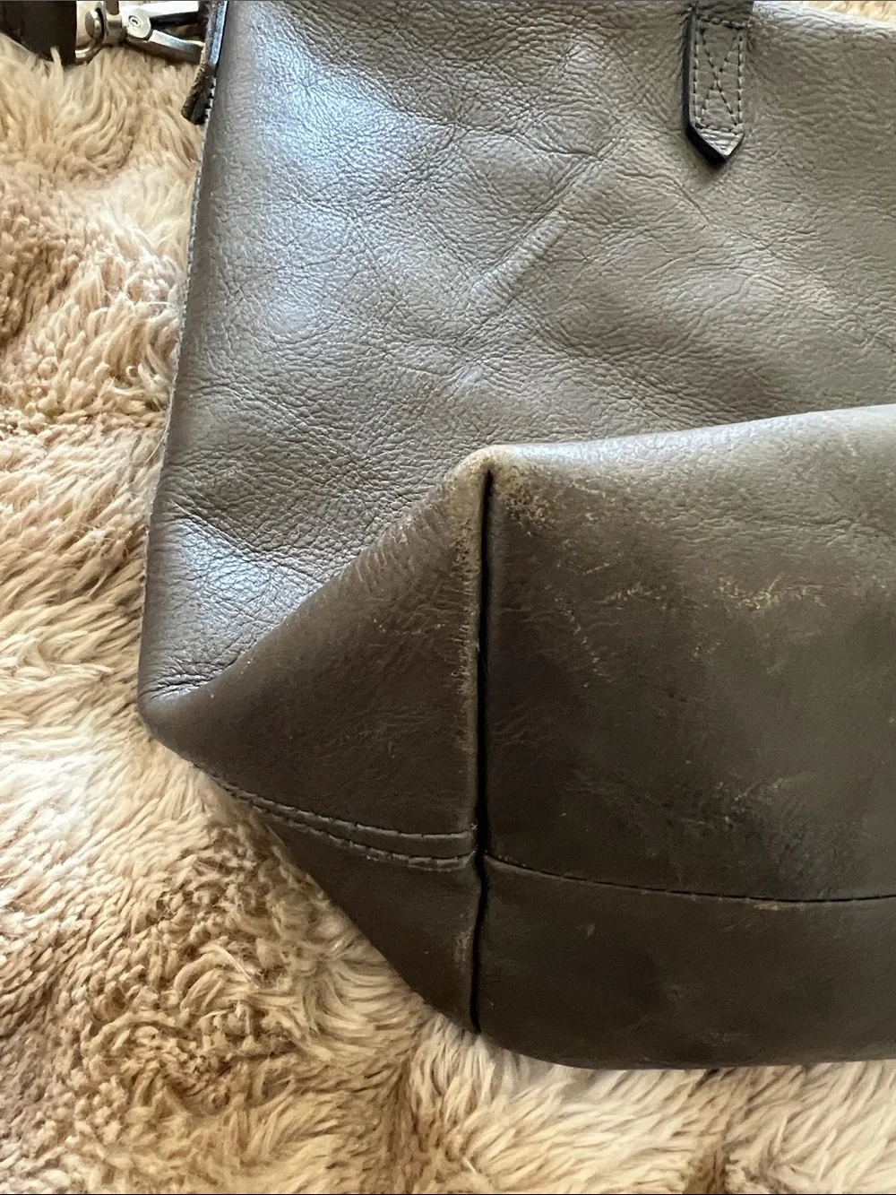 Madewell spacious leather